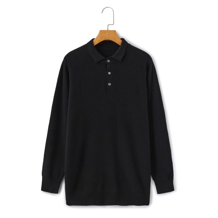 Valentino | 100% Cashmere Polo a Maniche Lunghe