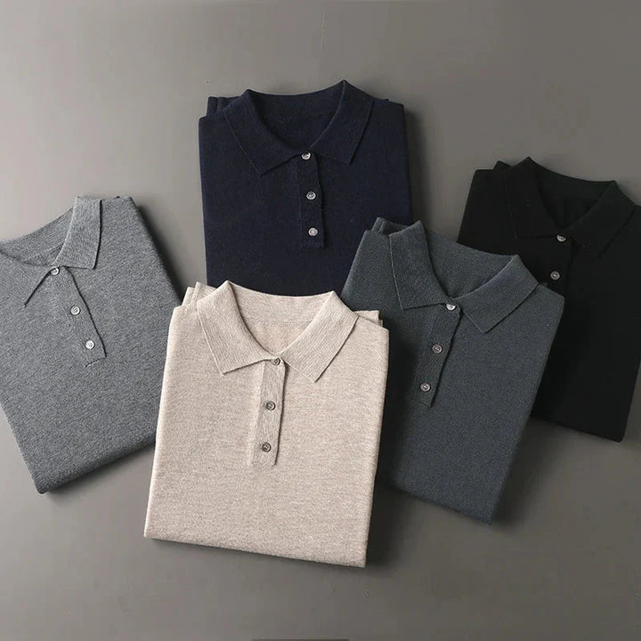 Valentino | 100% Cashmere Polo a Maniche Lunghe