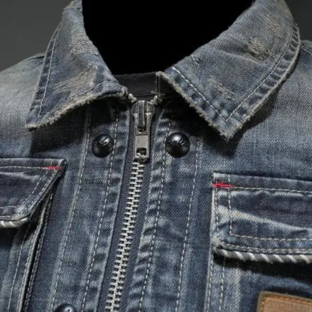 Fausto |  Giacca denim mezza stagione