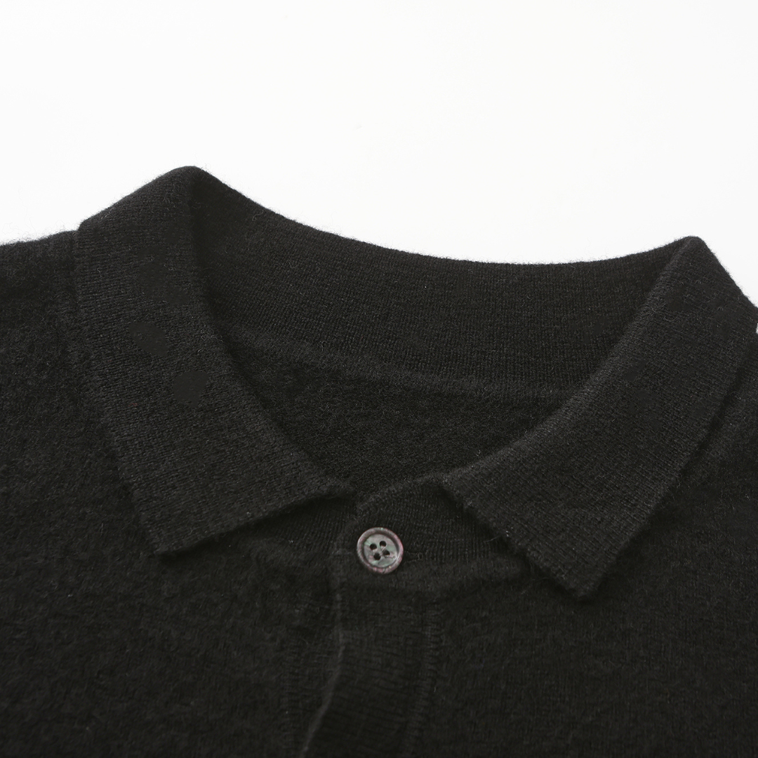 Valentino | 100% Cashmere Polo a Maniche Lunghe