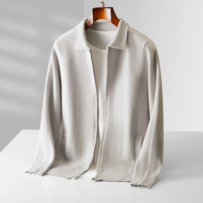 Rinaldo | Cardigan con zip in cachemire