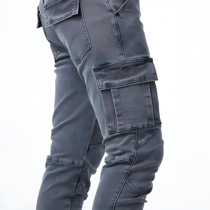 Felice | Pantaloni cargo in denim stretch