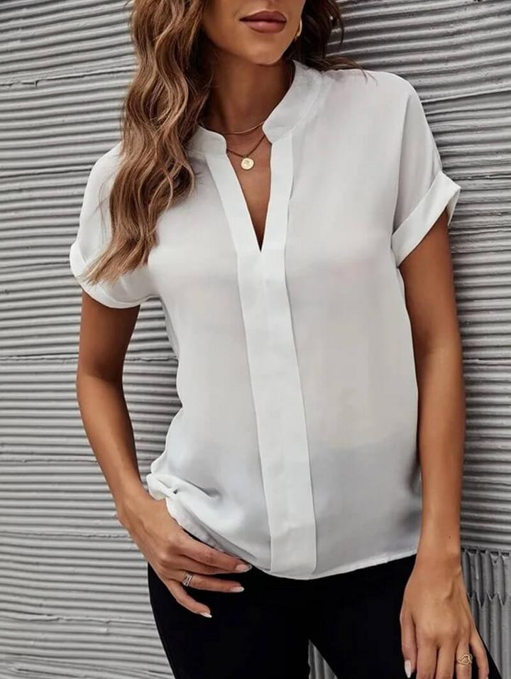 MARINA | CAMICIA CON SCOLLO A V