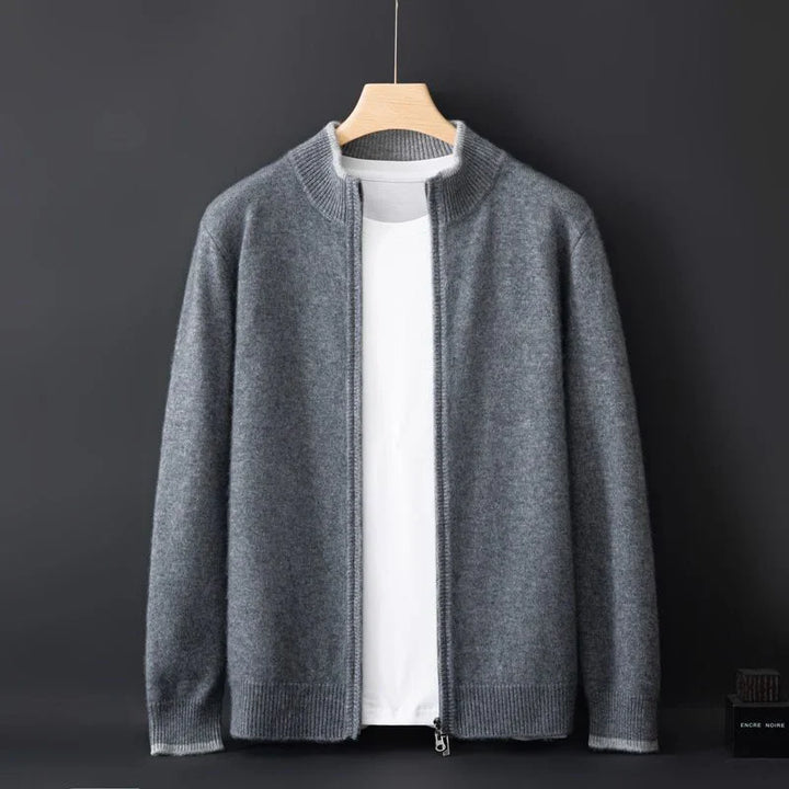 Riku | Giacca con zip in cashmere