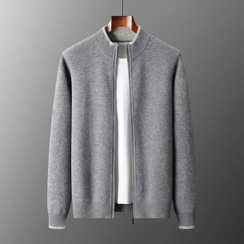 Riku | Giacca con zip in cashmere