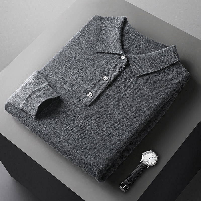 Valentino | 100% Cashmere Polo a Maniche Lunghe